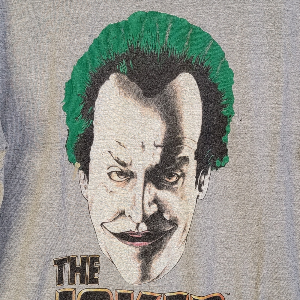 DC Comics Batman Movie Joker Vintage Promotional Print T-Shirt Men’s L 42-44 - Picture 11 of 16